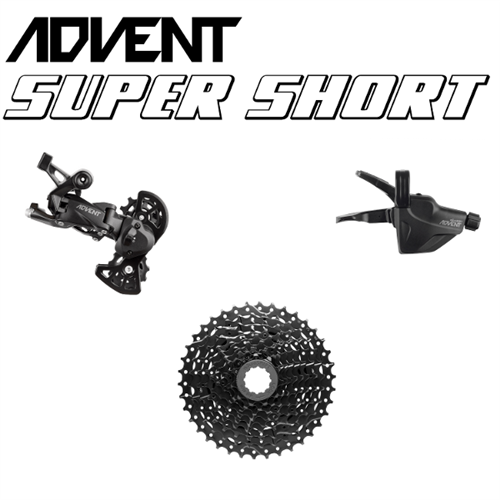 MICROSHIFT Groupset Super Short ADVENT MTB 1x9 Speed 11 38T