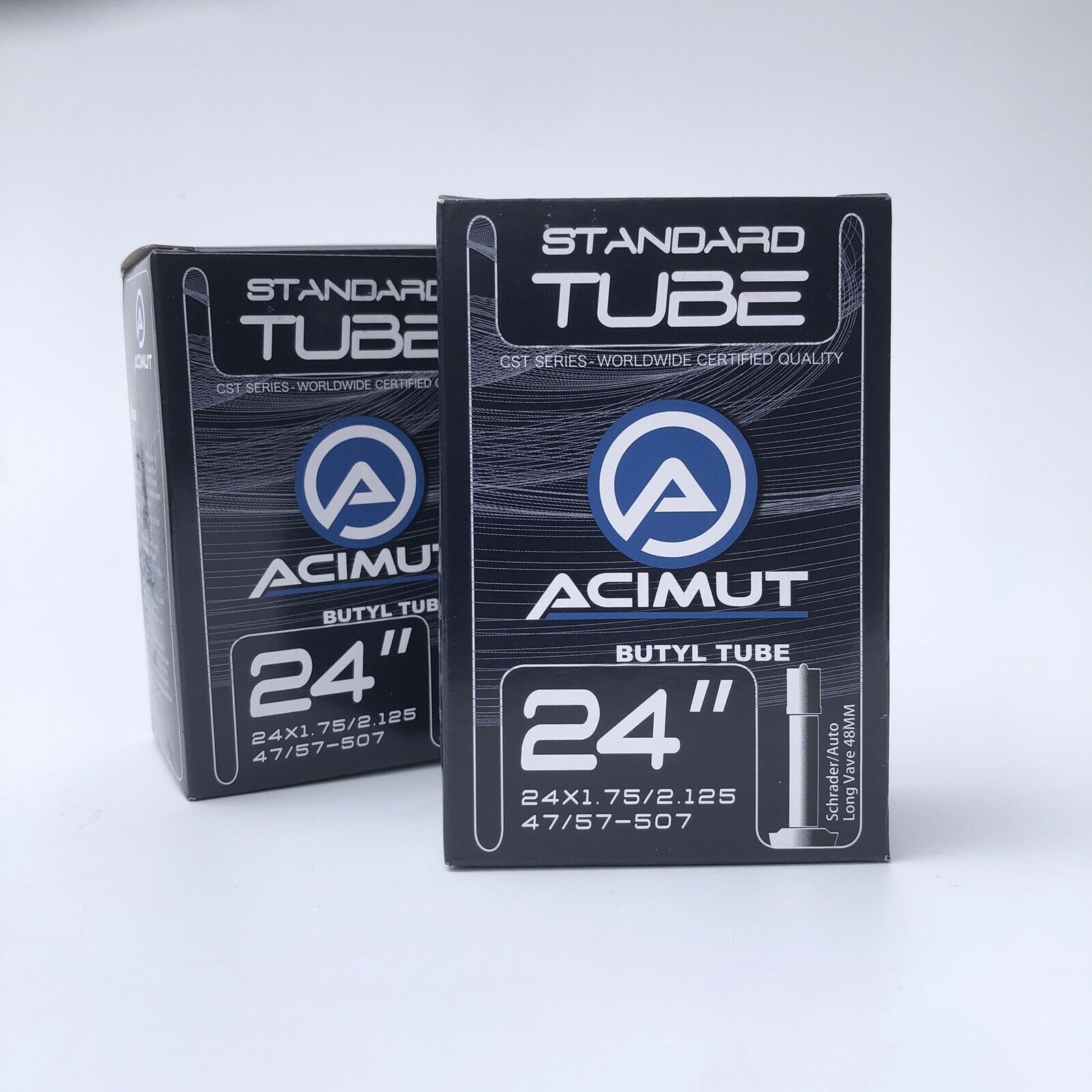 2 x CST 24 x 1.75 2.125 Bike Tube 24" inch Inner Tubes SV MTB AV 24x Bike Blvd