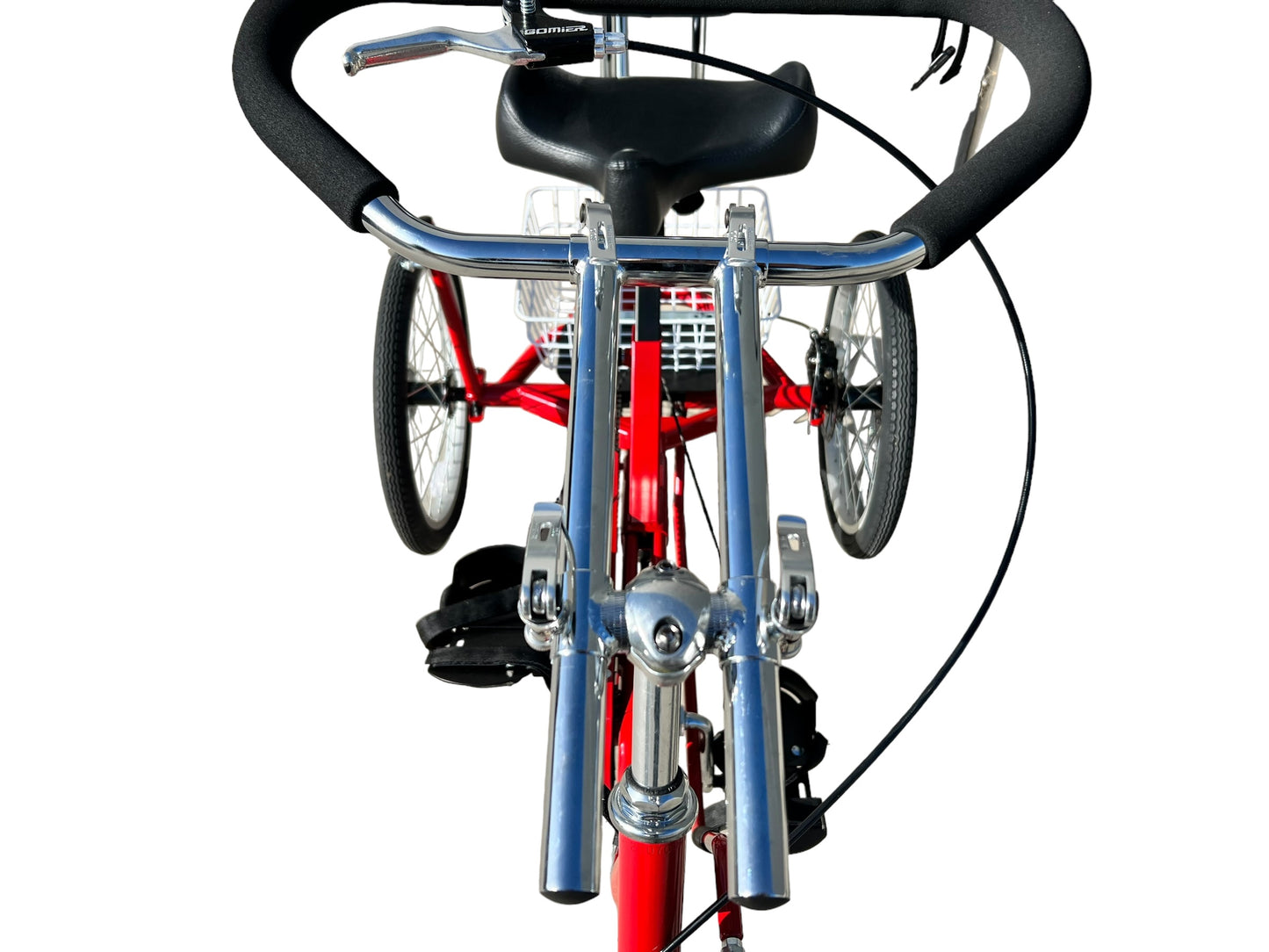 Gomier Rehatri Trike 20" Front and rear wheel size, RED, with rear steering