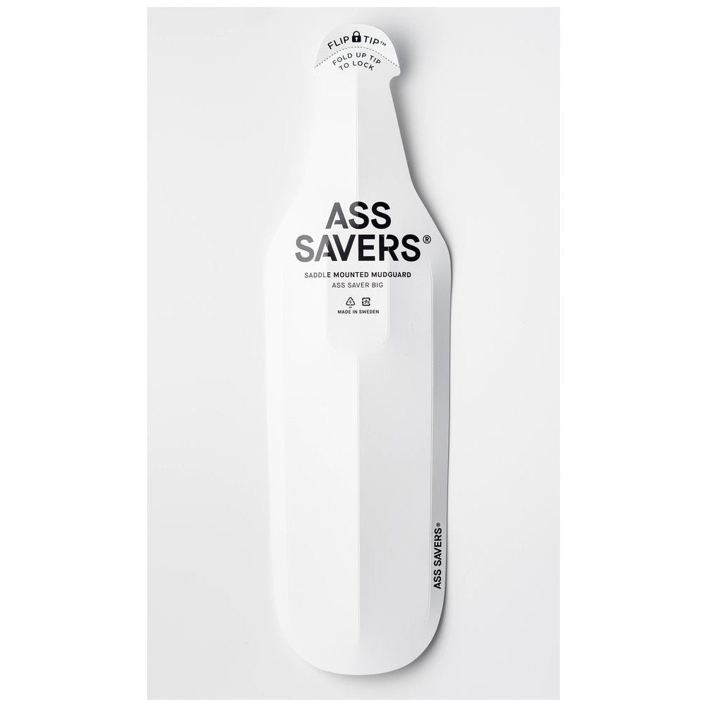 Ass Savers Big White Bicycle Fender