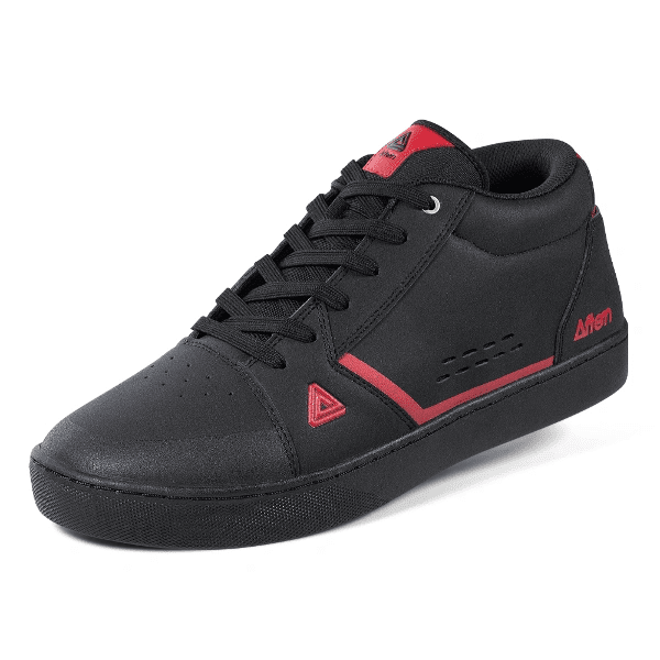 Afton Cooper Black/Red Mountain Biking Shoes - Size 11/45