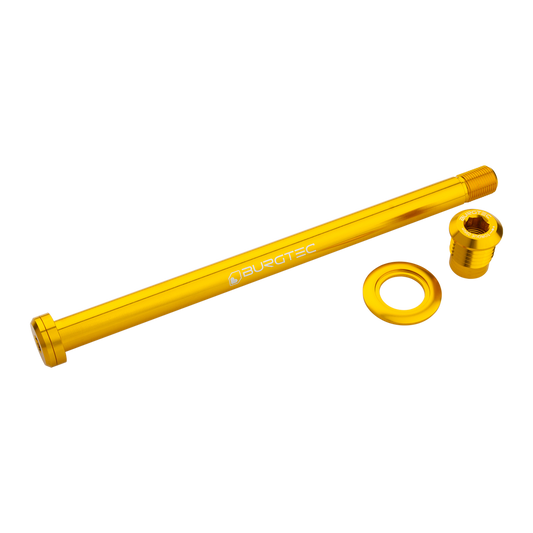 Burgtec Trek Rear Axle Skewer 12x184.5mm M12x1.0 Gold