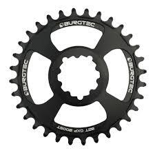 Burgtec GXP Chainring 30T 3mm Offset Black Sapphire