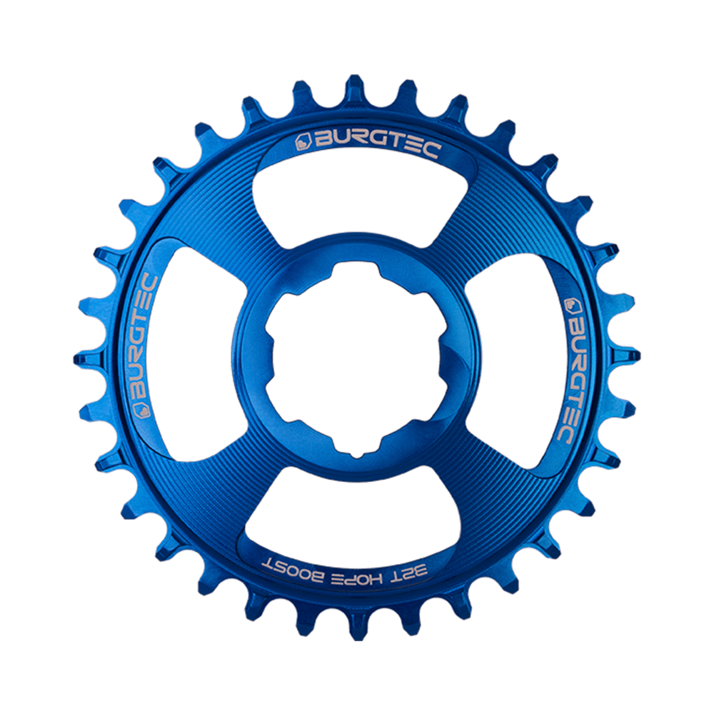 Burgtec Hope Boost Direct Mount 32T Chainring Deep Blue