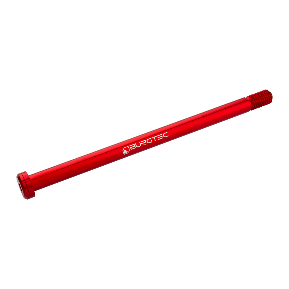 Burgtec Trek Rear Axle 12x198.5mm M12x1.75 Red