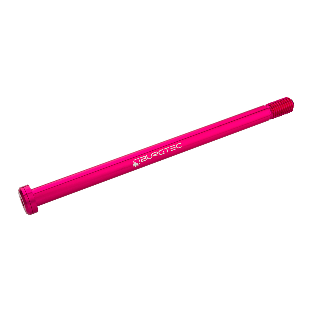 Burgtec Trek Rear Axle 12x198.5mm M12x1.75 Barbie Pink