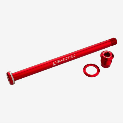 Burgtec Yeti 174mm M12x1 Race Red Rear Axle