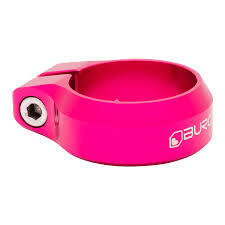 Burgtec 34.9mm Seat Clamp Toxic Barbie Pink