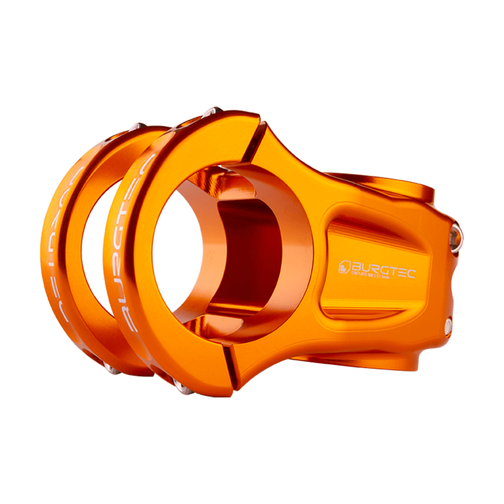 Burgtec Enduro MK3 Stem 35mm 42.5mm Iron Bro Orange