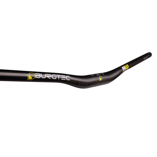 Burgtec Ride Wide Carbon Enduro Handlebar 35mm 800mm 20mm Rise Black