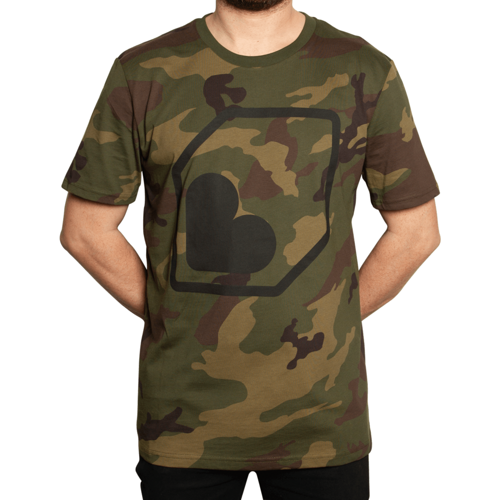 Burgtec Camo Tech T-Shirt XL Men's Camo Top