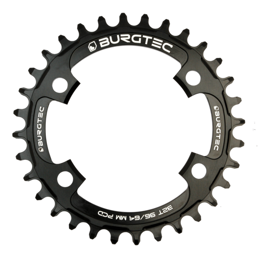 Burgtec XT/XTR Chainring 32T 96/64mm BCD Black