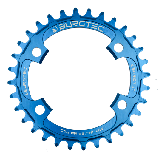 Burgtec XT/XTR 34T Chainring Deep Blue 96/64mm BCD