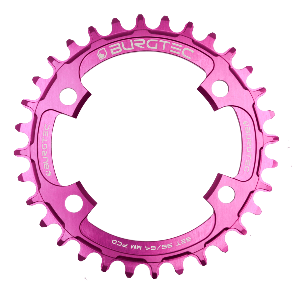 Burgtec XT/XTR Chainring 32T Purple Rain 96/64mm BCD