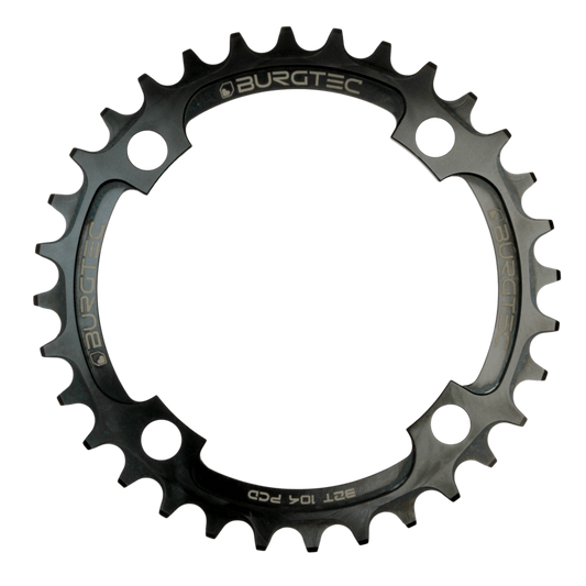 Burgtec Thick-Thin Chainring 30T 104mm BCD Black