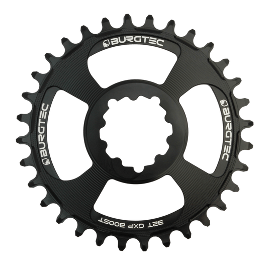 Burgtec GXP Chainring 3mm Offset Direct Mount 28T Black