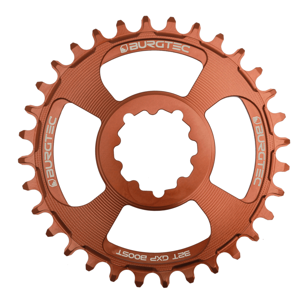 Burgtec GXP Chainring 3mm Offset 28T Kash Bronze