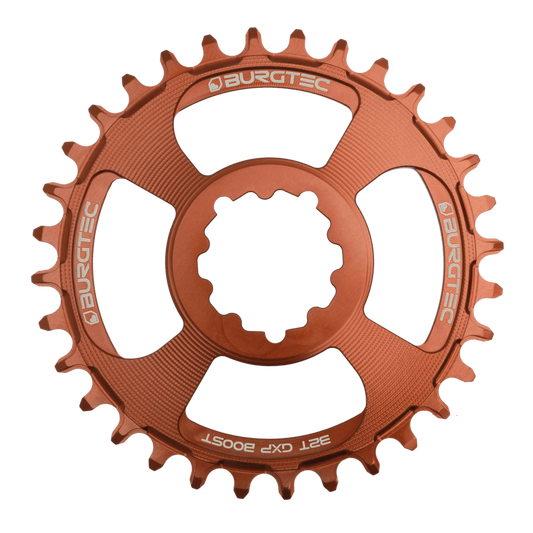 Burgtec GXP Chainring 3mm Offset 28T Kash Bronze