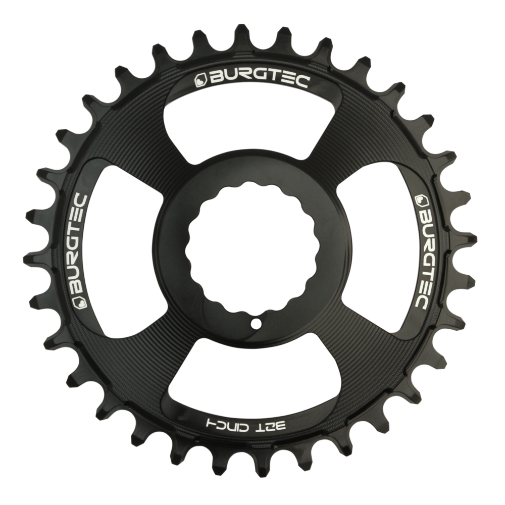 Burgtec Race Face Cinch 30T Thick-Thin Chainring Black