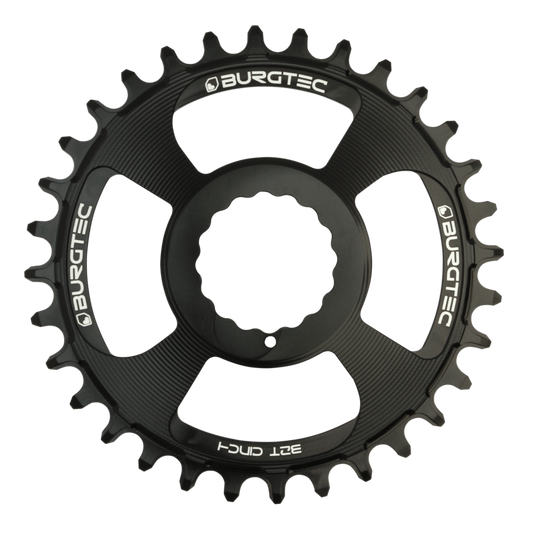 Burgtec Race Face Cinch 30T Thick-Thin Chainring Black