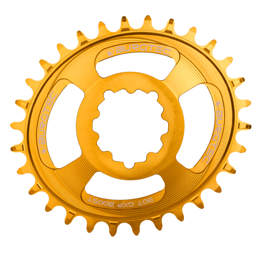 Burgtec Oval Chainring GXP 3mm Offset 30T Gold