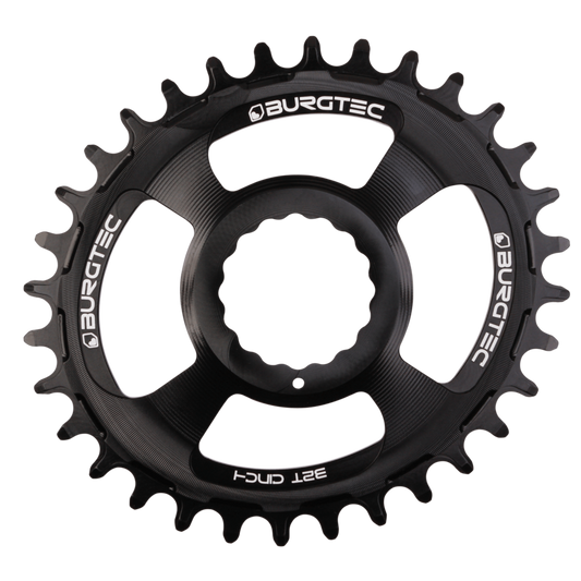 Burgtec Oval Chainring 30T Race Face Cinch Direct Mount Black