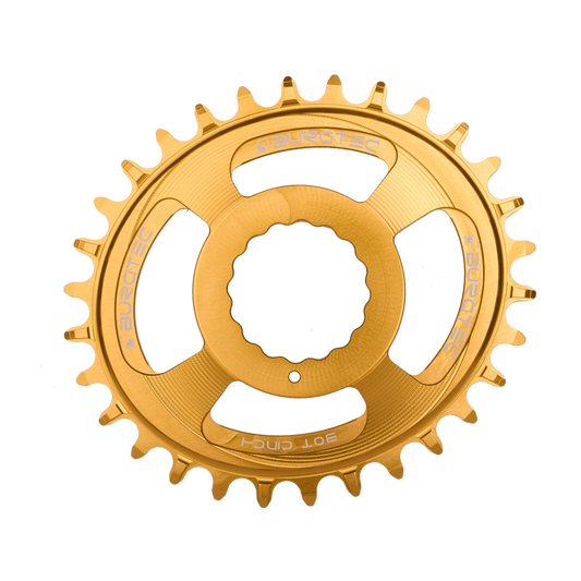 Burgtec Oval Chainring 32T Race Face Cinch Gold