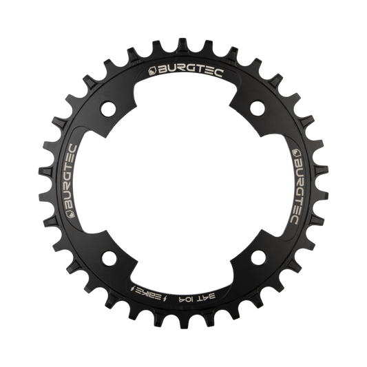 Burgtec Thick-Thin E-Bike Chainring 34T Steel Black 104mm BCD