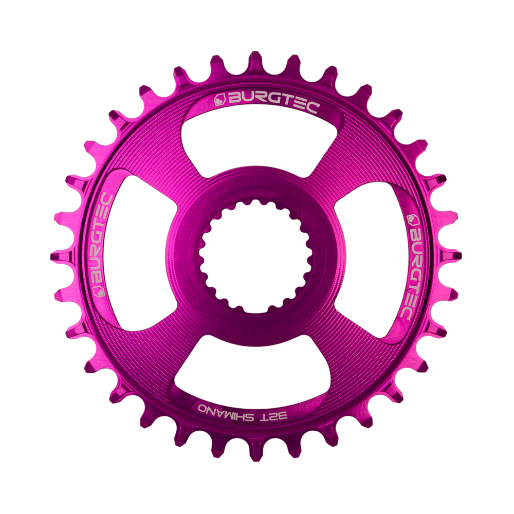 Burgtec Chainring 12-Speed 28T Shimano Direct Mount Purple Rain