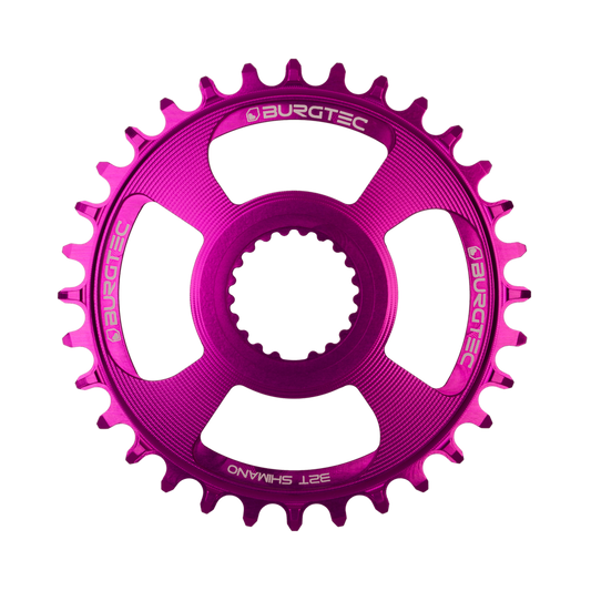 Burgtec Chainring 12-Speed 28T Shimano Direct Mount Purple Rain