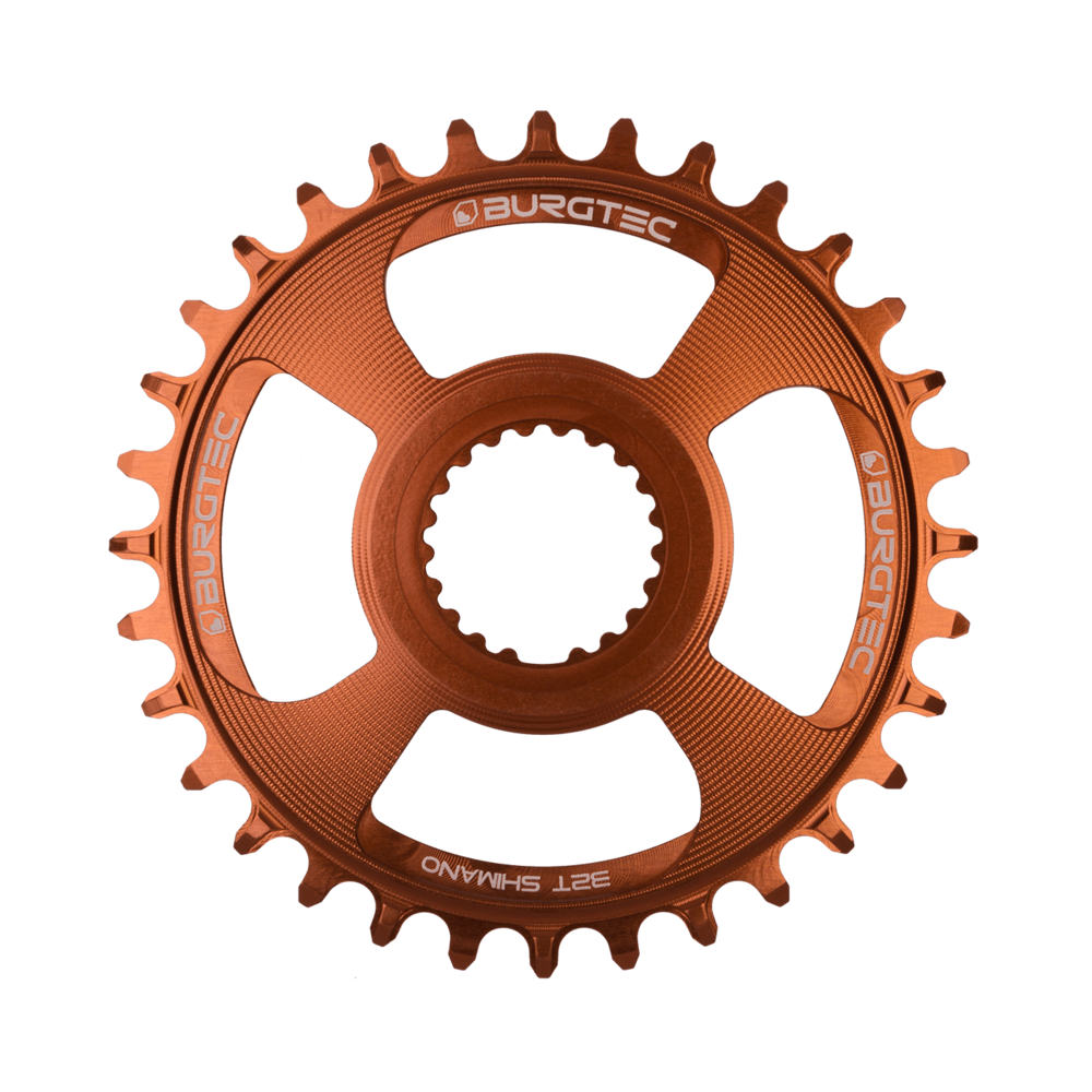 Burgtec Chainring 12-Speed 30T Shimano Direct Mount Kash Bronze