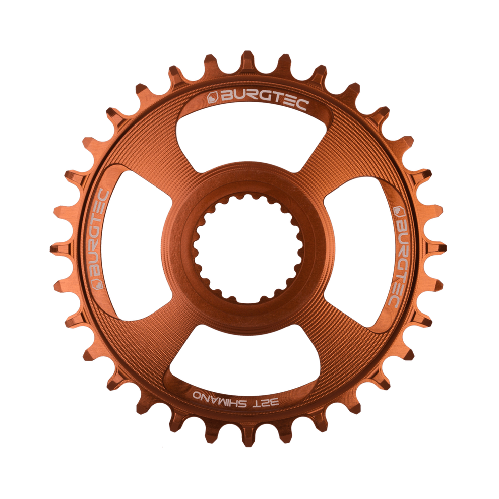 Burgtec ThickThin Chainring 32T Shimano 12Speed Kash Bronze Bike Blvd