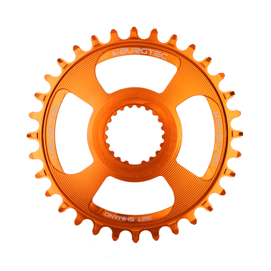 Burgtec Chainring 12-Speed 28T Shimano Direct Mount Orange