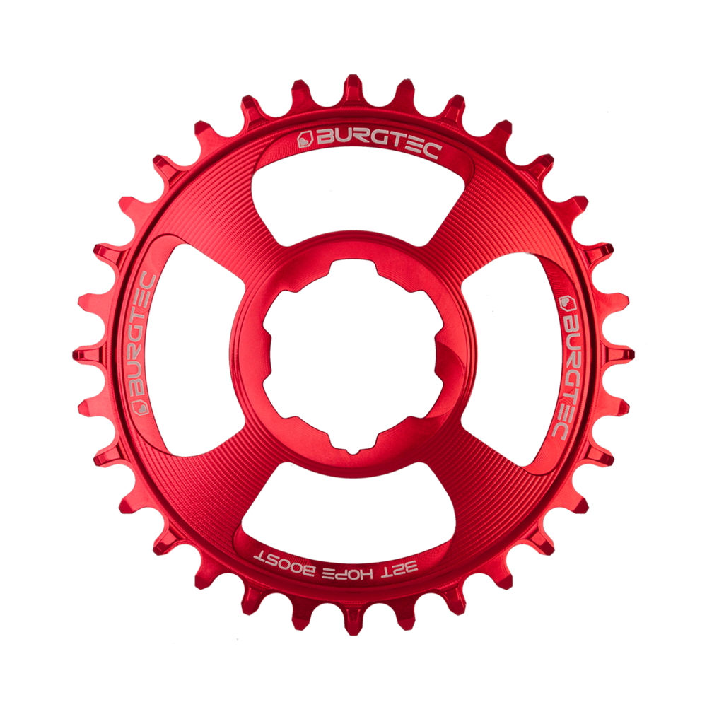 Burgtec Hope Boost Direct Mount Chainring 34T Race Red