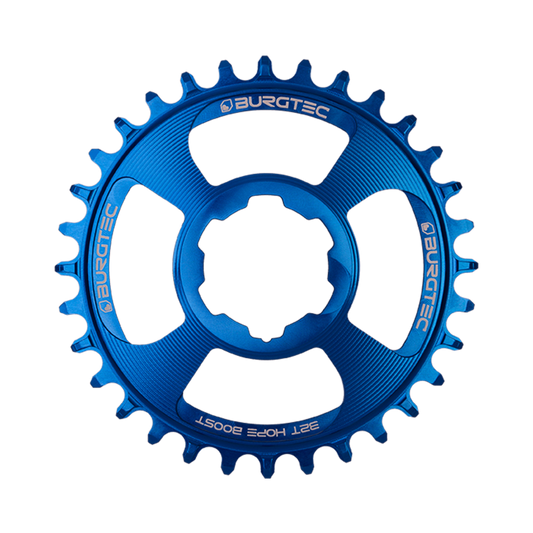 Burgtec Hope Boost Chainring 28T Deep Blue