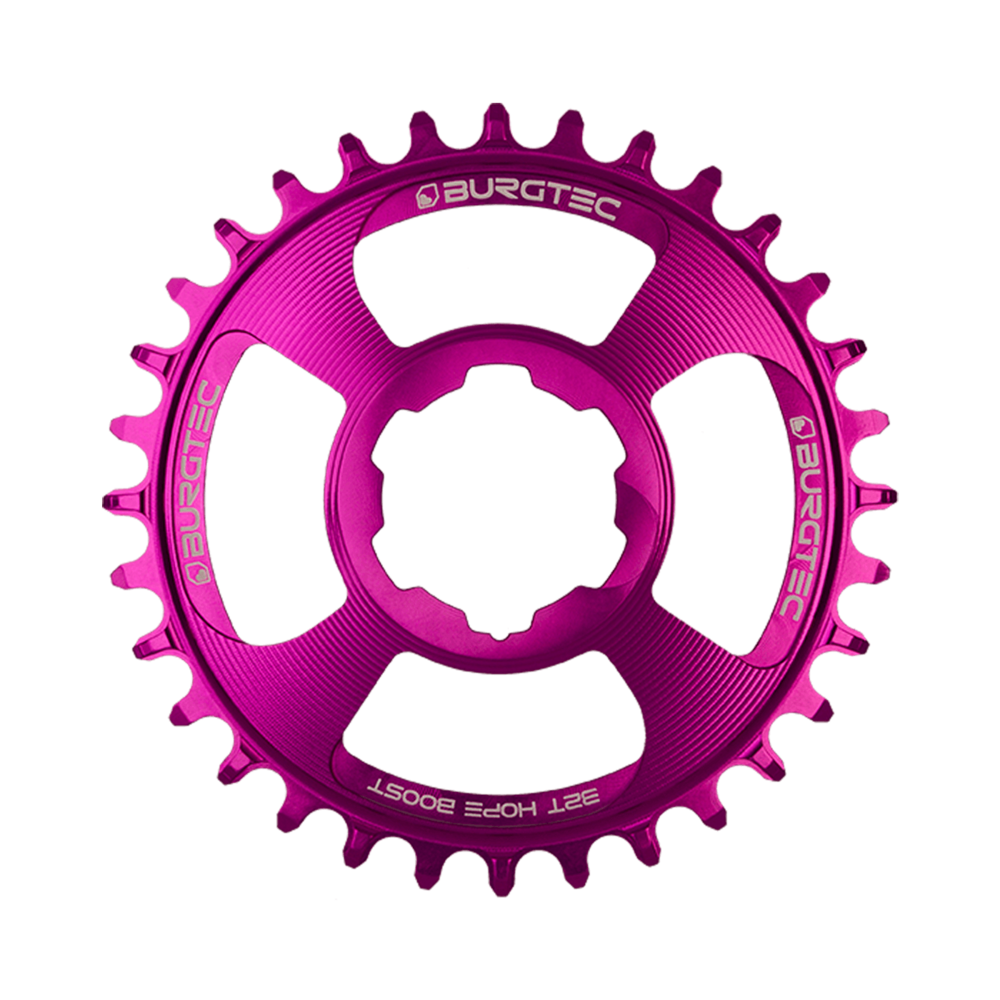 Burgtec Hope Boost Chainring 28T Purple Rain