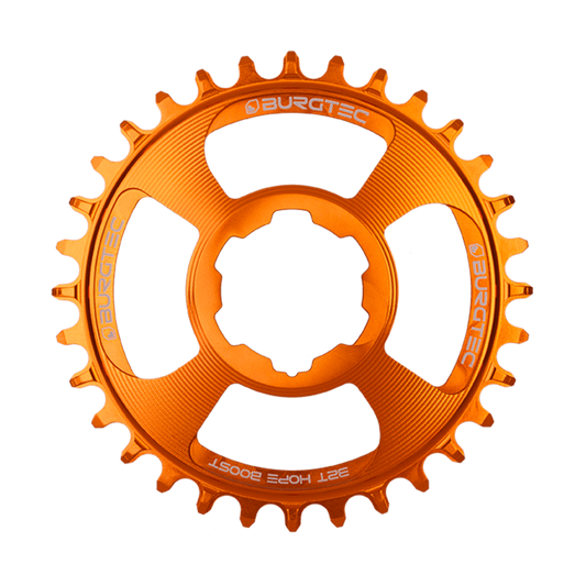 Burgtec Hope Boost Chainring 28T Iron Bro Orange