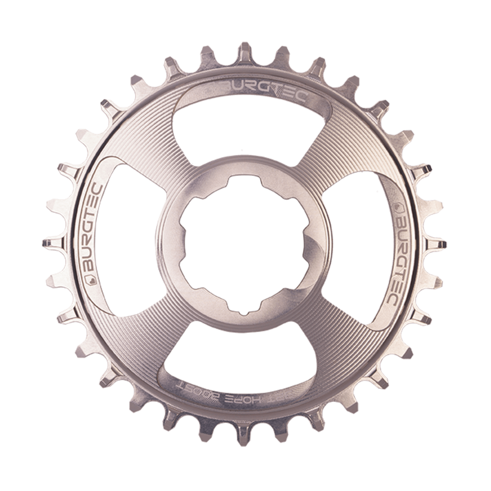 Burgtec Hope Boost Chainring 30T Rhodium Silver