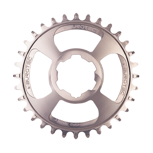 Burgtec Hope Boost Chainring 30T Rhodium Silver