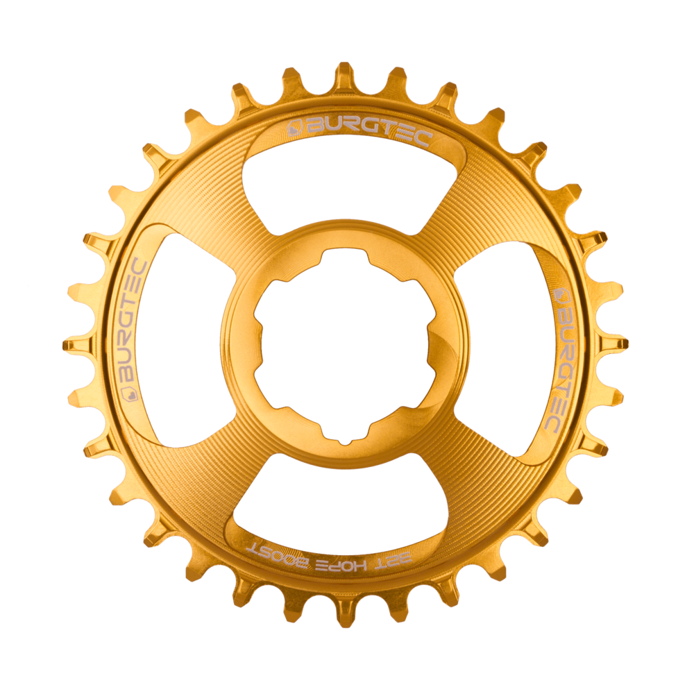 Burgtec Hope Boost Chainring 30T Bullion Gold