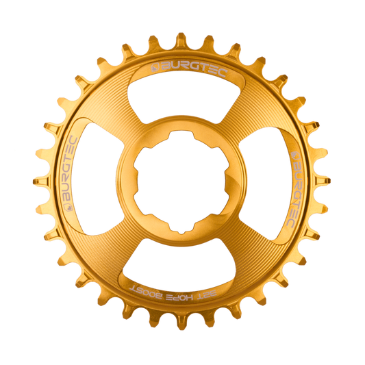 Burgtec Hope Boost Chainring 30T Bullion Gold