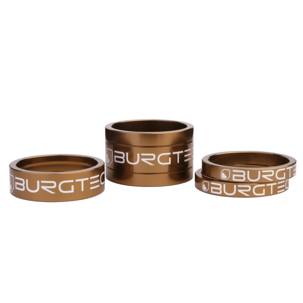 Burgtec Kash Bronze Stem Spacer Kit 5mm x 2, 10mm, 20mm