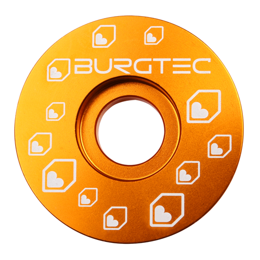 Burgtec Iron Bro Orange Stem Top Cap Bolt Not Included