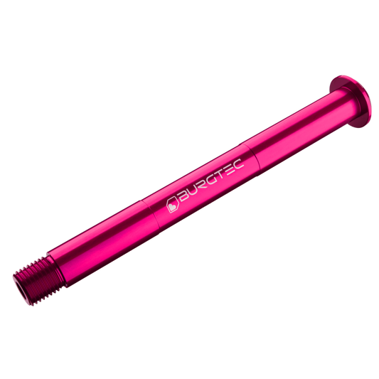 Burgtec Fox Boost Fork Axle 15x110mm Toxic Barbie Pink