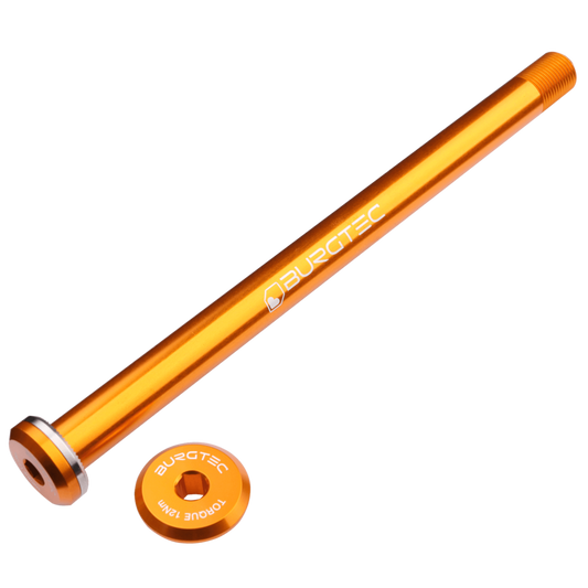 Burgtec Santa Cruz Rear Axle 12x168.5mm M12x1.0 Orange