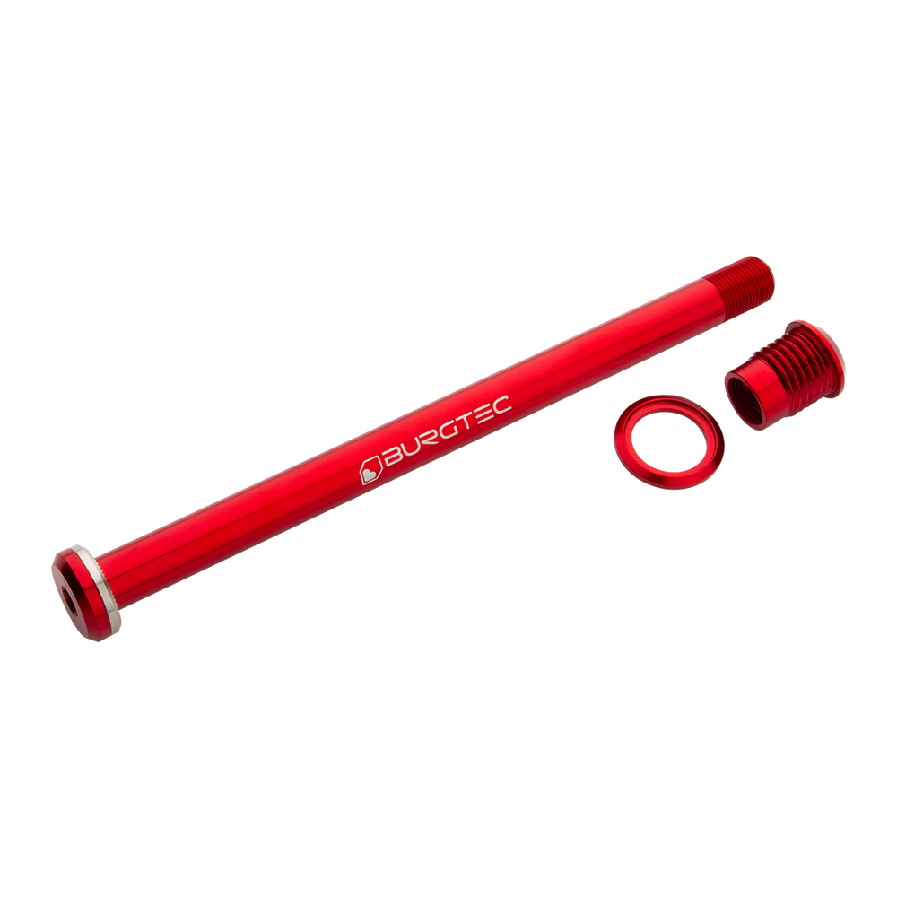 Burgtec Santa Cruz Rear Axle 12x173.7mm M12x1.0 Red