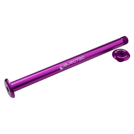 Burgtec Evil Rear Axle 12x180mm M12x1.5 Superboost+ Purple