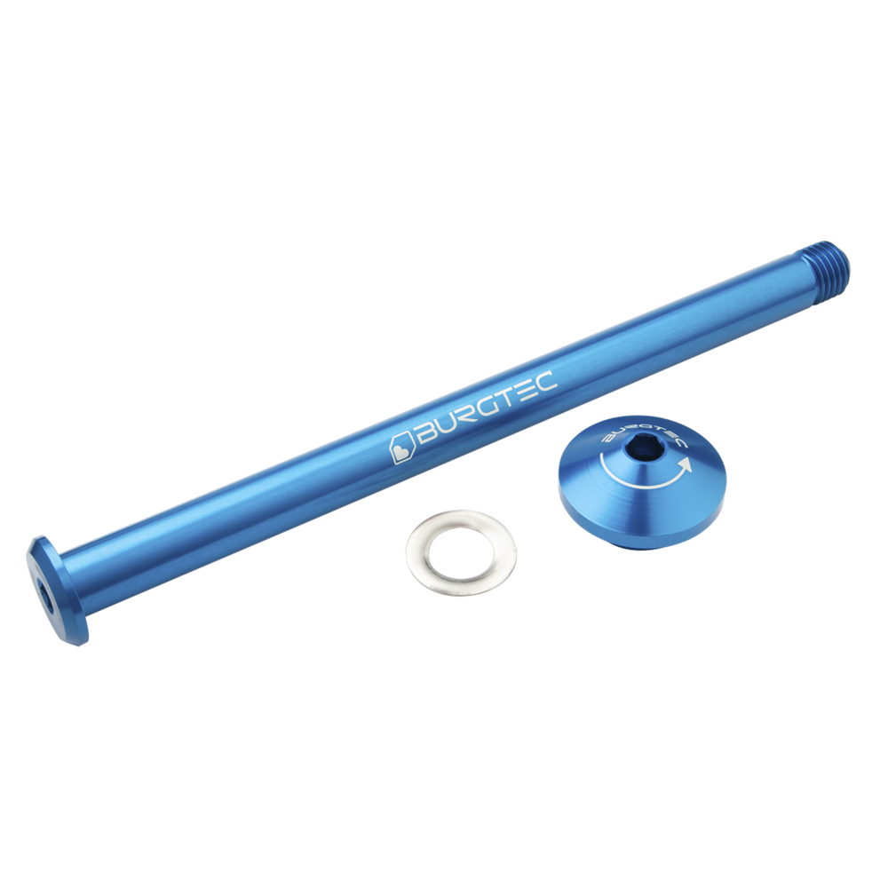 Burgtec Yeti 171mm M12x1.5 Rear Axle Deep Blue