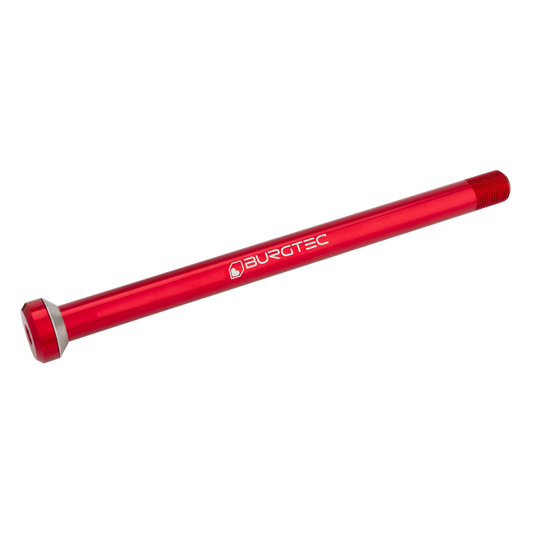 Burgtec Rear Axle 12x175.5mm M12x1.0 Race Red