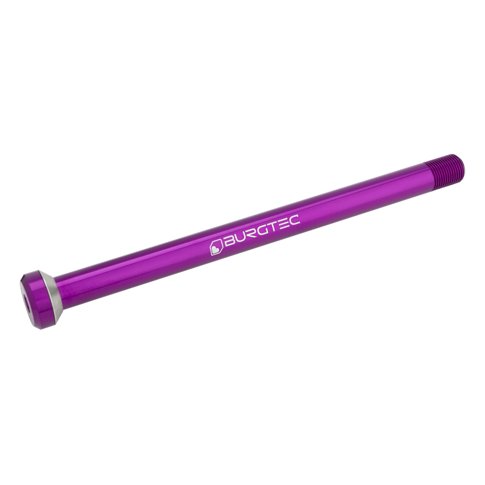 Burgtec Rear Axle 12x175.5mm M12x1.0 Purple Rain Skewer